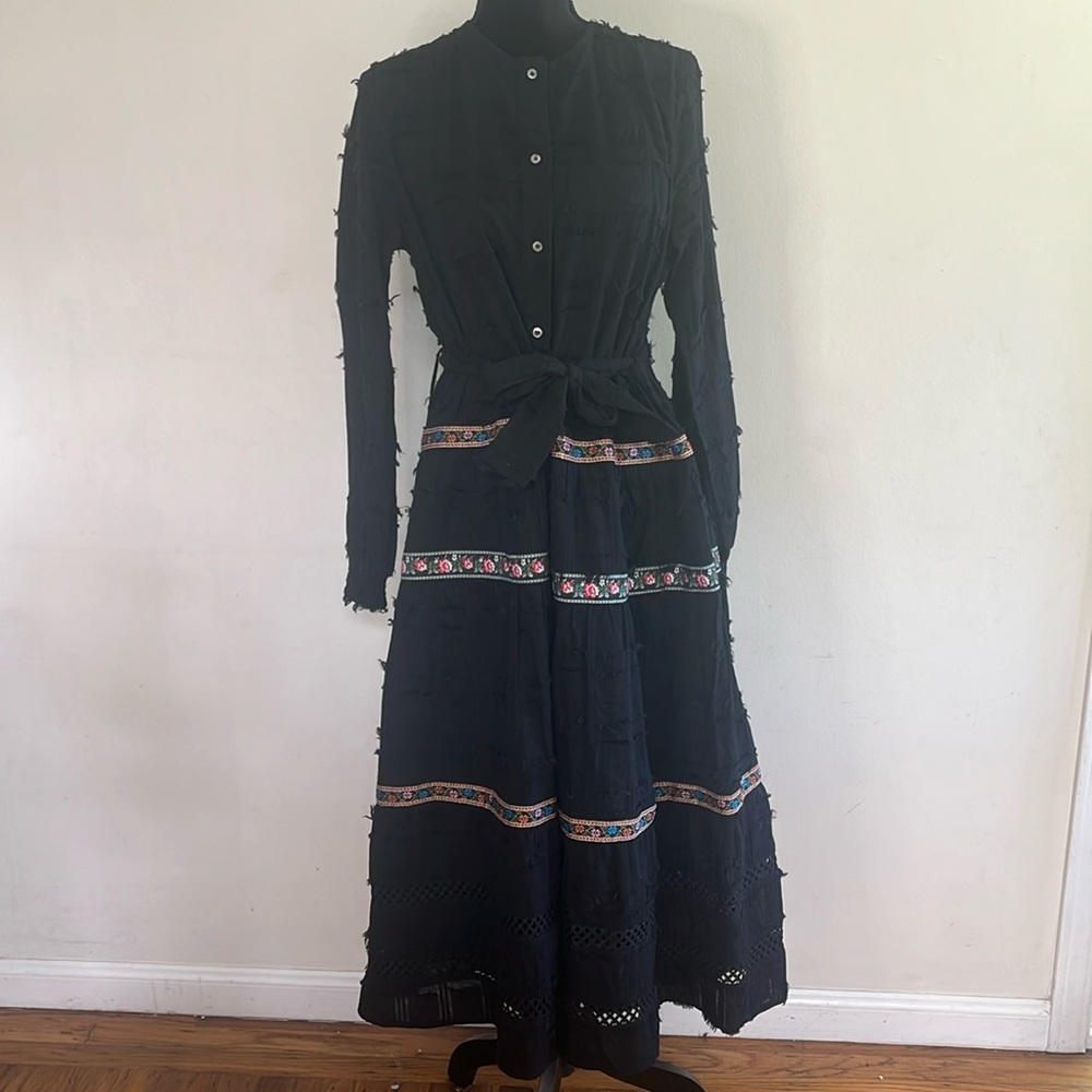 The Shirt Rochelle Behrens Black Dress